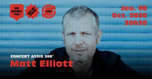 Matt Elliott Trio – Concert assis 360° à l’Aéronef