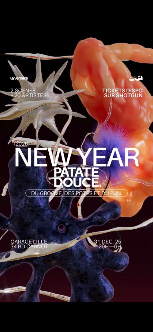Soirée Nouvel An 2026 : Patate Douce X Garage