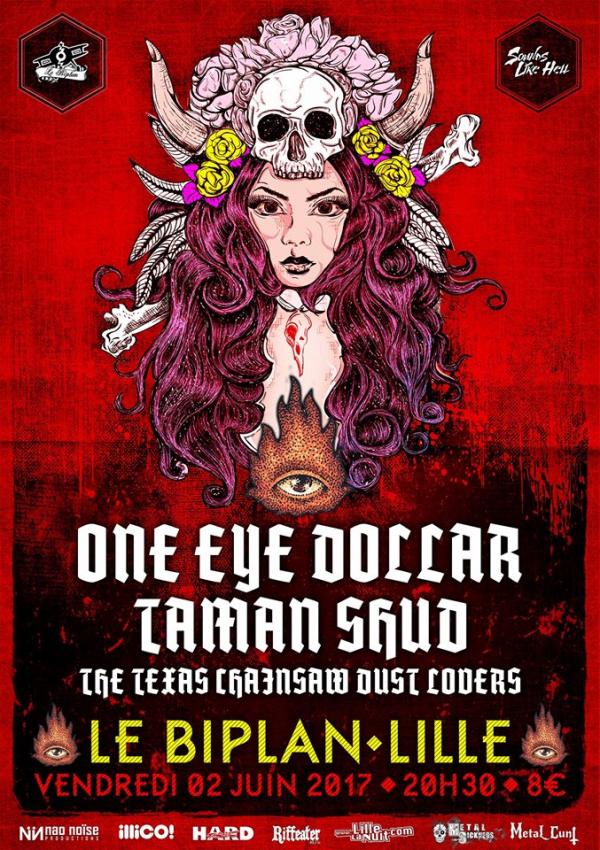 One Eye Dollar + Taman Shud + The Texas Chainsaw Dust Lovers au Biplan