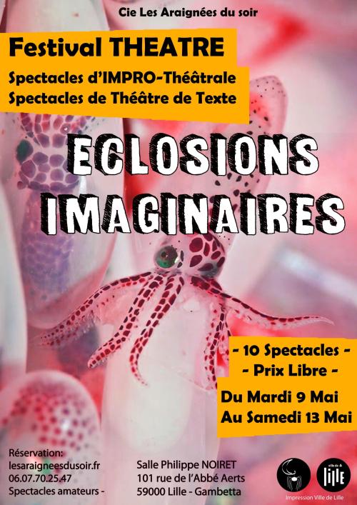 Éclosions imaginaires – Festival théâtre