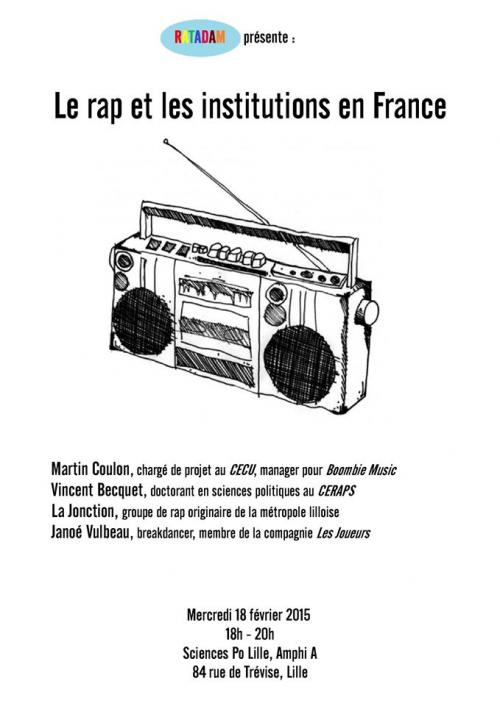 Conférence : le rap et les institutions en France