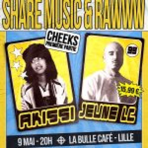 RAWWW : Jeune LC, Akissi, Cheeks à la Bulle Café