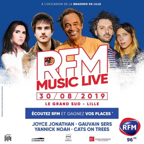 RFM Music Live : Yannick Noah + Cats on Trees…