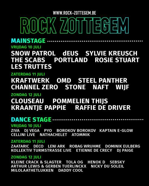 Rock Zottegem Festival 2026