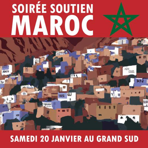 Soirée soutien au Maroc