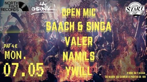 Ywill + VALER + Saach + Namils au Start de Lille
