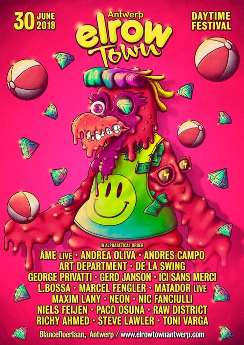 Summerfestival – Elrow Town 2018 à Anvers