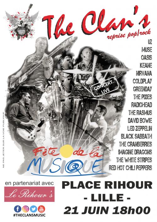 The Clan’s fête la musique à Lille, place Rihour !