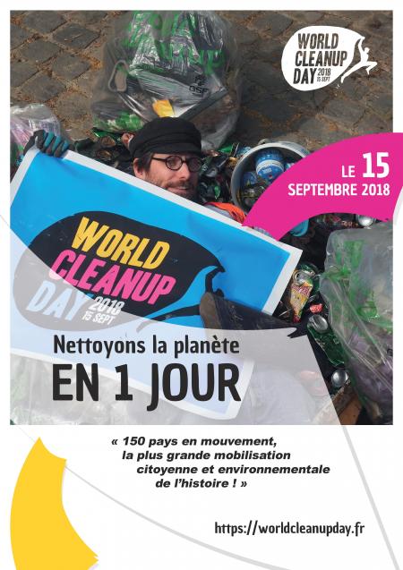 Participons au World CleanUp Day pour “nettoyer la planète en 1 jour” !